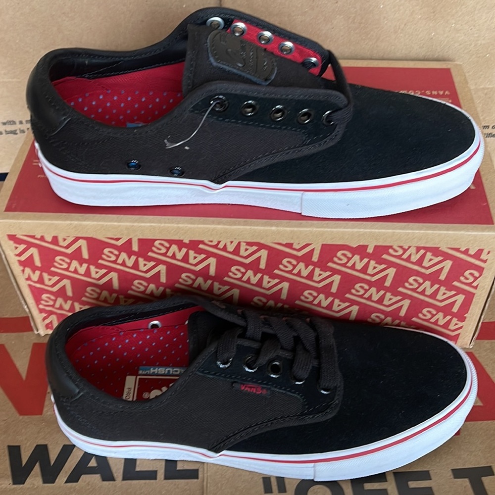 Vans Chima Ferguson Pro Black/White/Chili Pepper sneakers WMNS - Picture 2 of 16